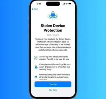 永春苹果授权维修店分享被盗设备保护功能开启方法 