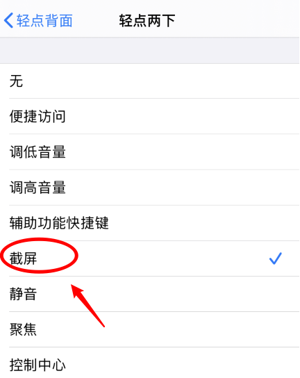 永春苹果手机维修分享iPhone12如何启用双击截屏 